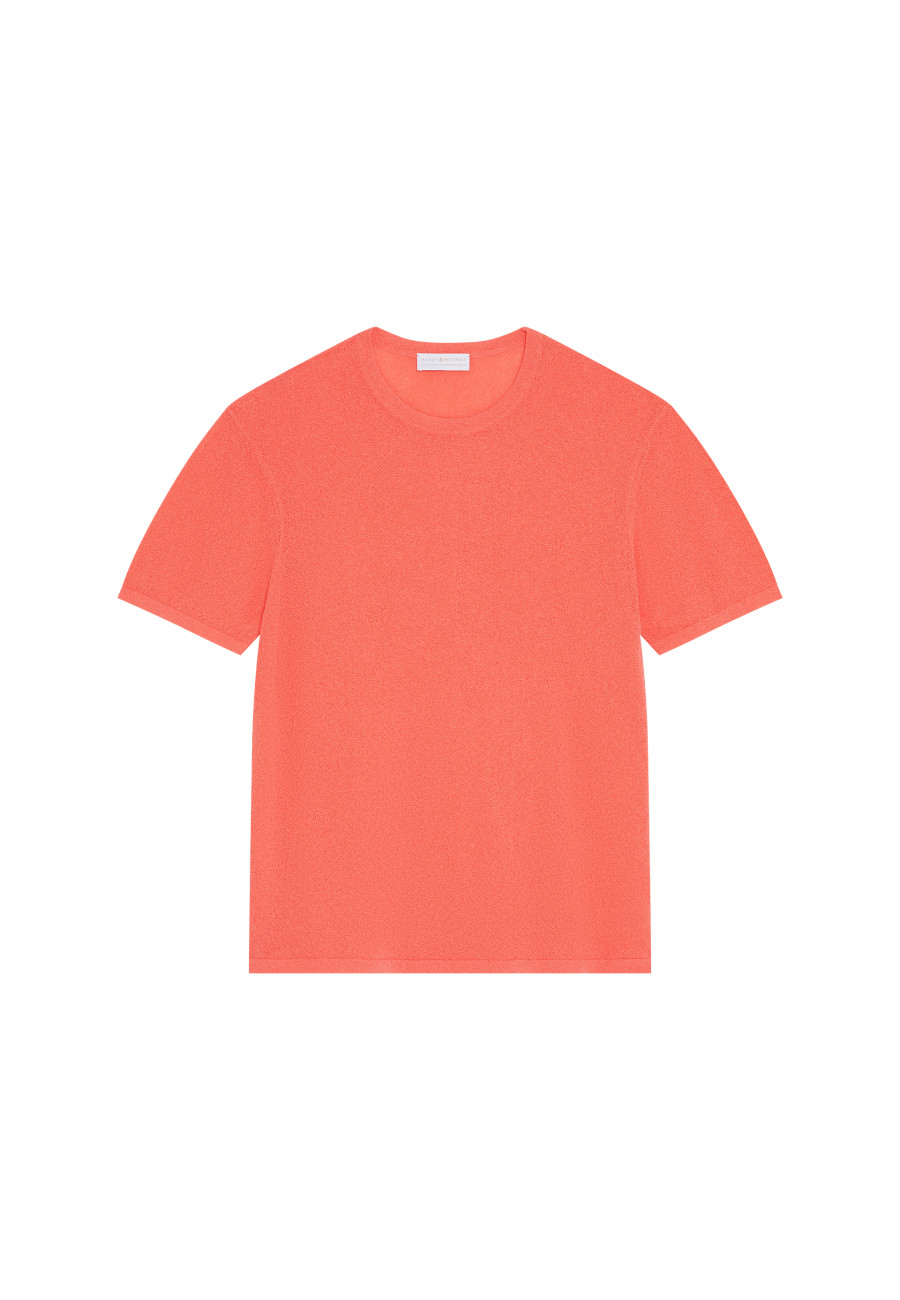 Rundhals-T-Shirt aus gebürsteter Baumwolle - Don