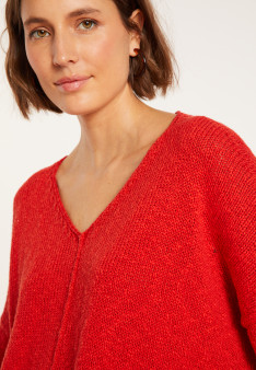 Lockerer Pullover aus Baumwolle und Leinen - Thalie