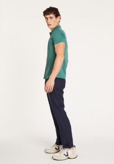 BACCARAT CHEMISE EN  JERSEY UNI ET BORD BICOLORE