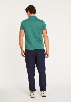BACCARAT CHEMISE EN  JERSEY UNI ET BORD BICOLORE