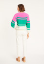 Dreifarbiges Baumwoll-Sweatshirt - Mavrick