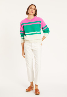 Dreifarbiges Baumwoll-Sweatshirt - Mavrick