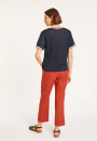 T-Shirt mit Rundhalsausschnitt aus Leinen - Morwena