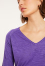 T-Shirt mit Ellbogenärmeln aus Flammleinen - Bonbon