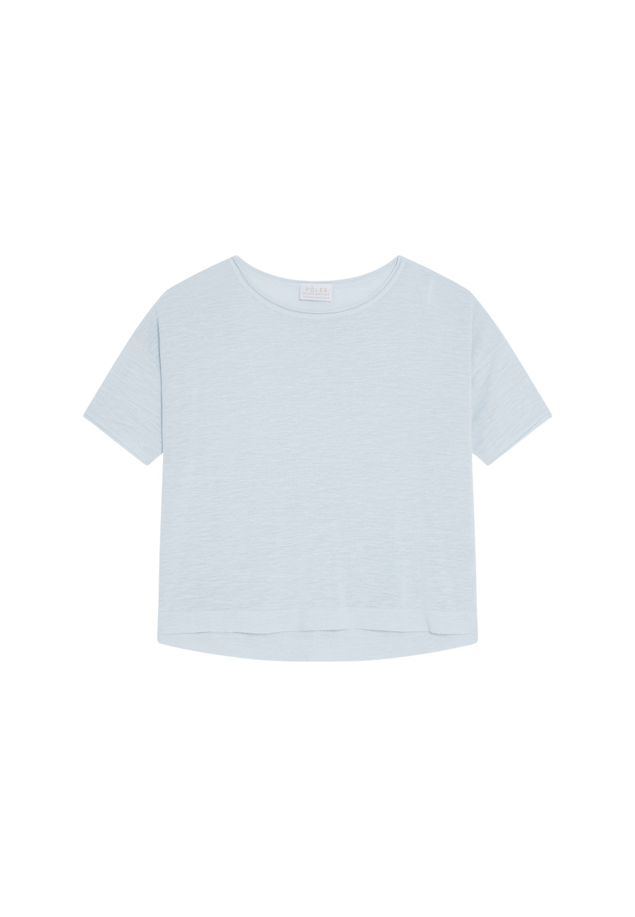 T-Shirt mit Ellenbogenärmeln aus Flammenleinen - Taslim