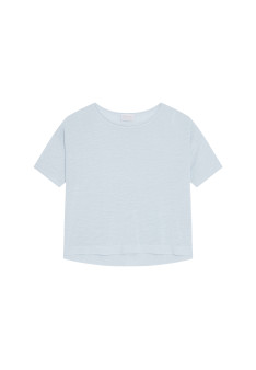 T-Shirt mit Ellenbogenärmeln aus Flammenleinen - Taslim