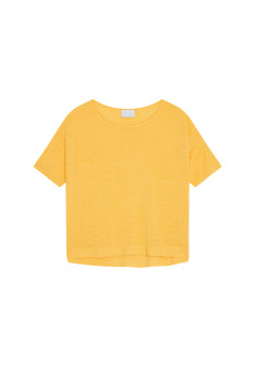 T-Shirt mit Ellenbogenärmeln aus Flammenleinen - Taslim