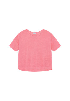 T-Shirt mit Ellenbogenärmeln aus Flammenleinen - Taslim