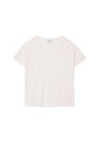 Locker sitzendes Rundhals-T-Shirt aus Flammenleinen - Pavot