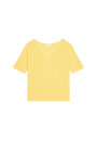 T-Shirt mit Ellbogenärmeln aus Flammleinen - Bonbon
