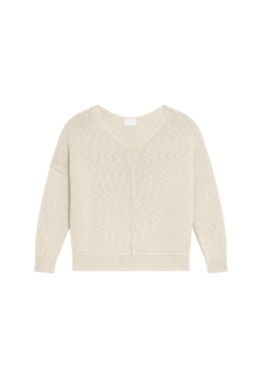 Lockerer Pullover aus Baumwolle und Leinen - Nathalie