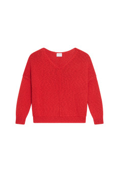 Lockerer Pullover aus Baumwolle und Leinen - Thalie