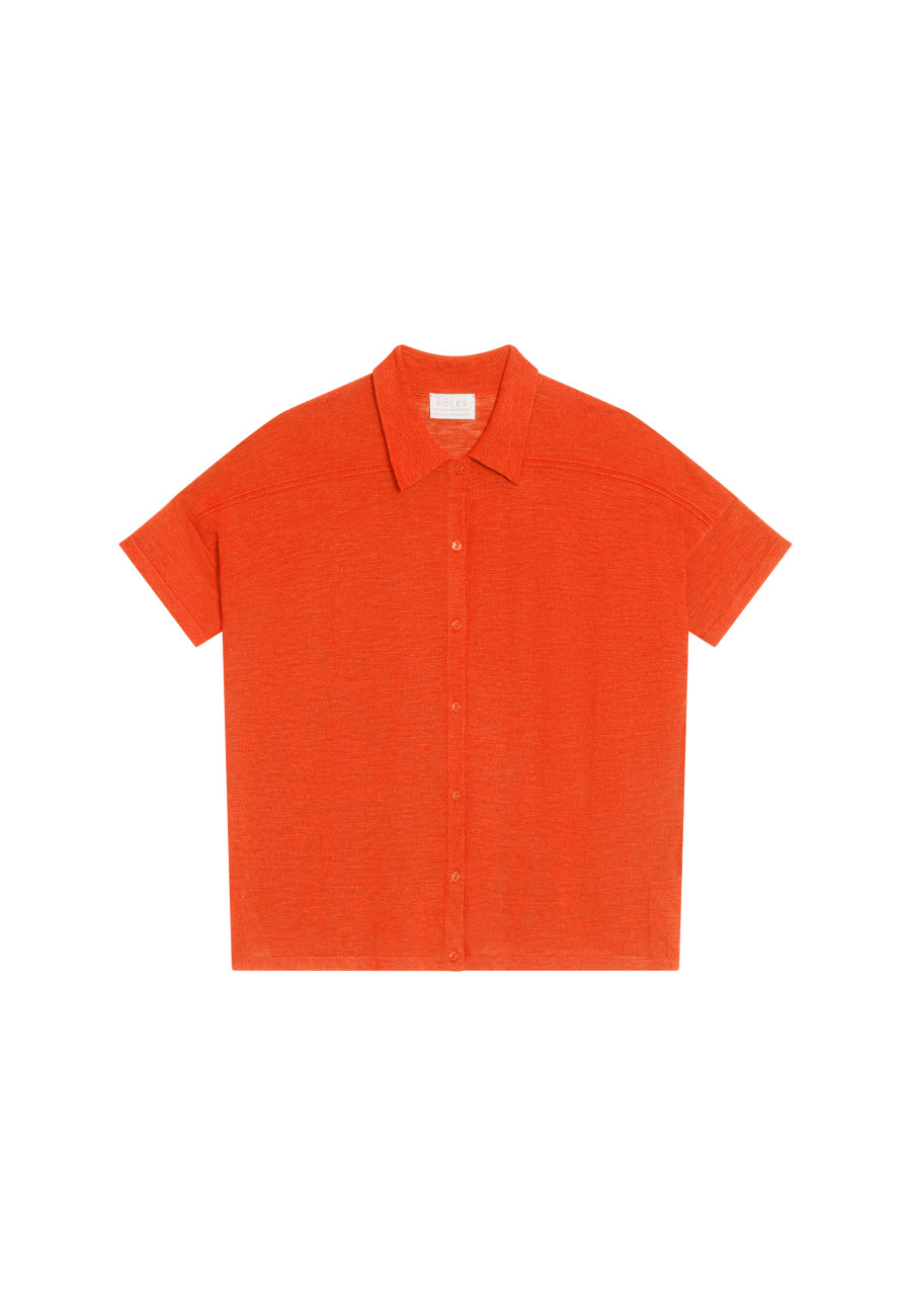 Bluse aus Flammenleinen - Pablito