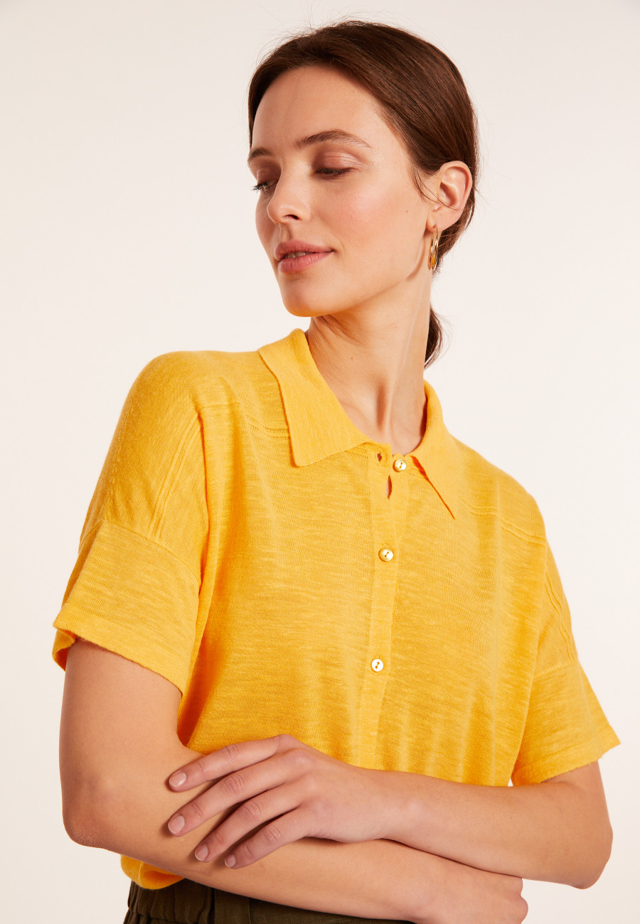 Bluse aus Flammenleinen - Pablito Bluse aus Flammenleinen - Pablito