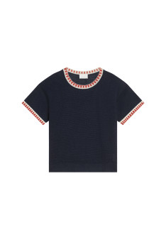 T-Shirt mit Rundhalsausschnitt aus Leinen - Morwena