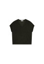 Lockeres T-Shirt mit V-Ausschnitt aus Flammenleinen - Marra
