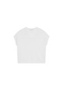 Lockeres T-Shirt mit V-Ausschnitt aus Flammenleinen - Marra