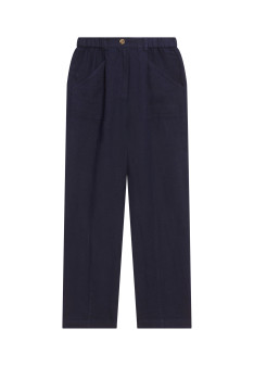 Pantalon mit Leistentaschen aus Leinen - Victoire