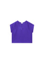 Kurzarm-Leinenbluse - Virginie