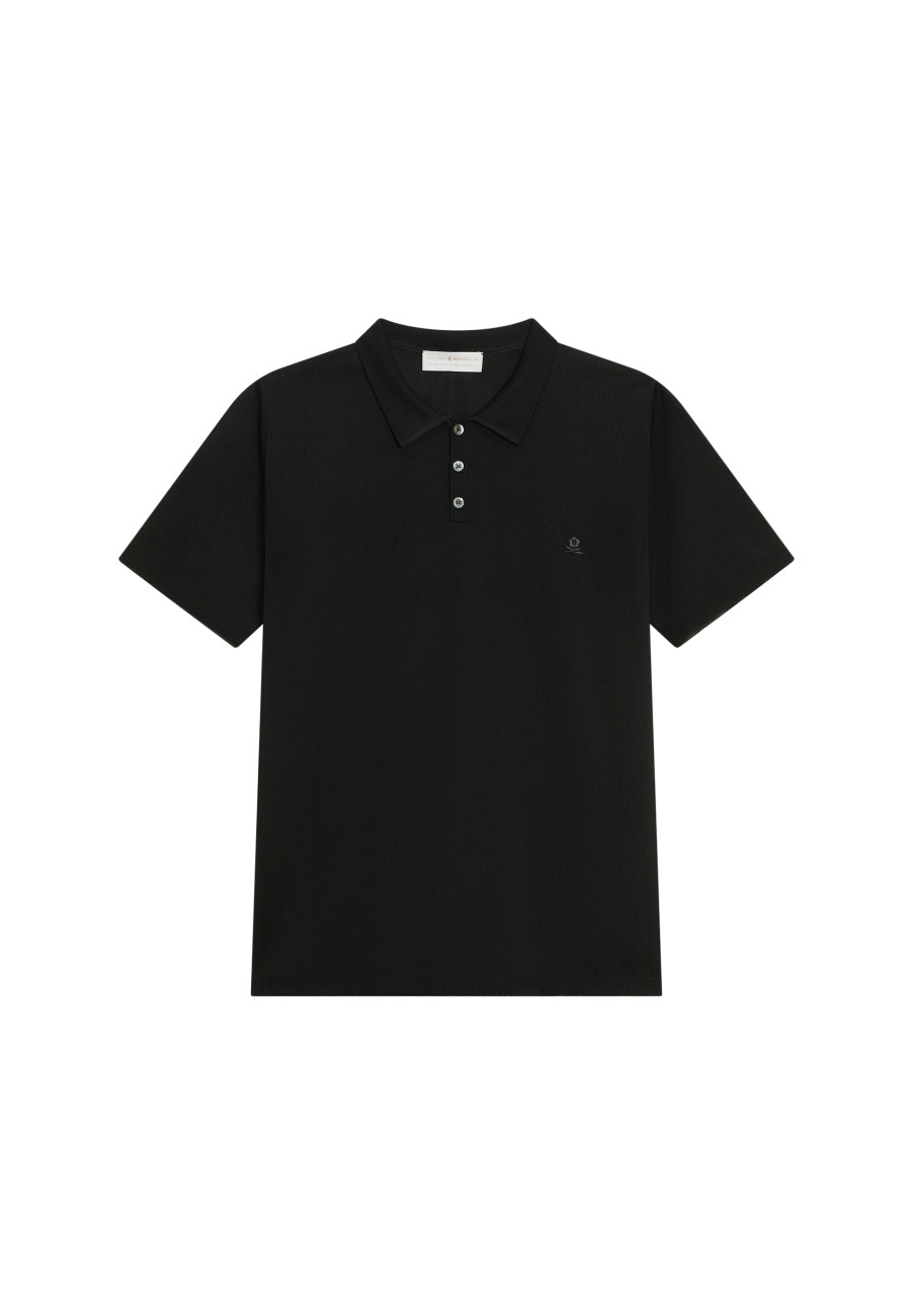 Polo-Shirt mit kurzen Ärmeln in Fil Lumière - Babar