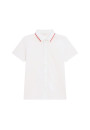 BACCARAT CHEMISE EN  JERSEY UNI ET BORD BICOLORE