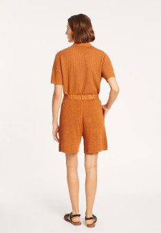 Lockere Shorts aus Flammenleinen - Maceo
