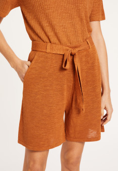 Lockere Shorts aus Flammenleinen - Maceo