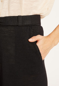 Lockere Shorts aus Flammenleinen - Maceo
