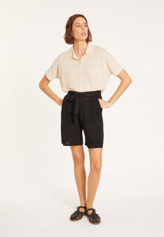 Lockere Shorts aus Flammenleinen - Maceo