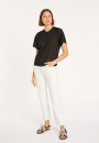 Geripptes Leichtgarn-T-Shirt - Malory