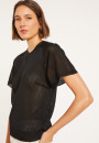 Geripptes Leichtgarn-T-Shirt - Malory