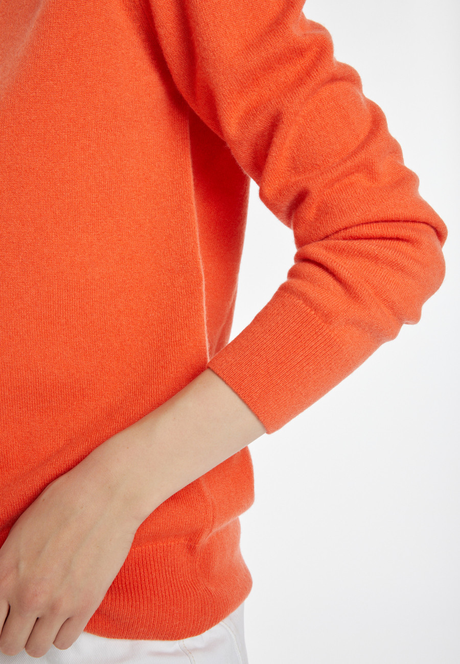 Kaschmirpullover mit V-Ausschnitt - Abel