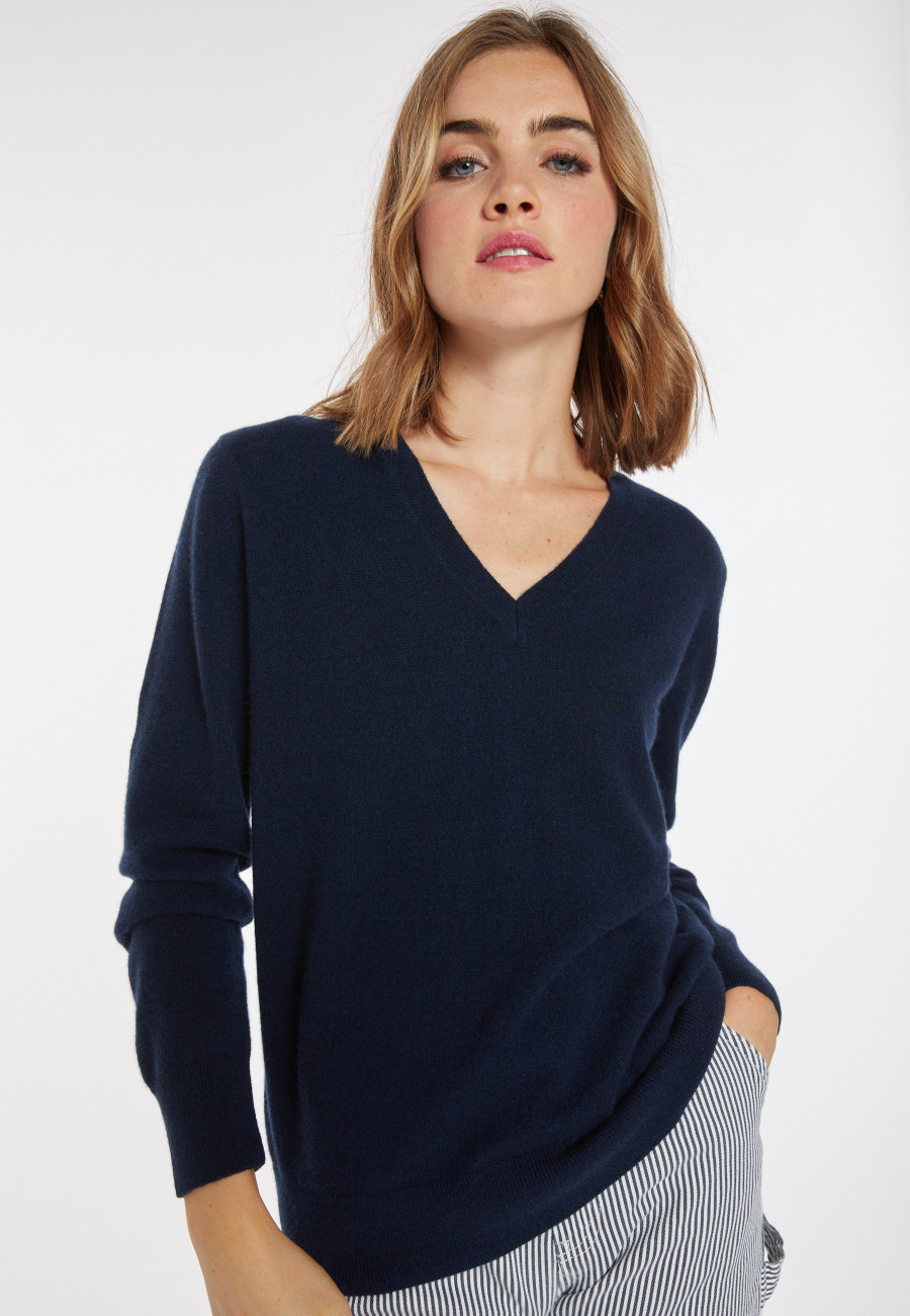 Kaschmirpullover mit V-Ausschnitt - Abel Kaschmirpullover mit V-Ausschnitt - Abel