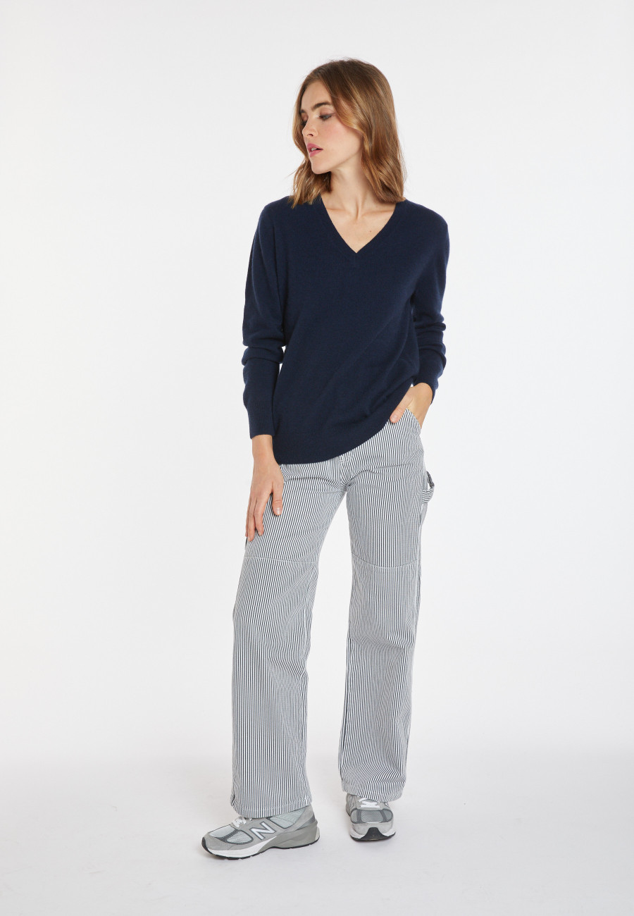 Kaschmirpullover mit V-Ausschnitt - Abel Kaschmirpullover mit V-Ausschnitt - Abel
