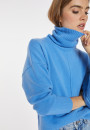 Rollkragenpullover mit Kaschmirschlitzen - Adena