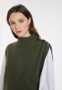 Ärmelloser Pullover aus Kaschmir und Wolle - Anika