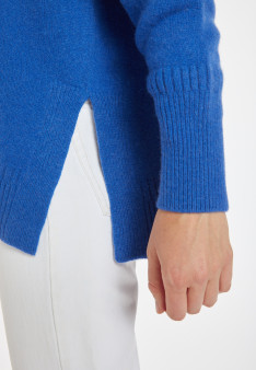 Lockerer Pullover mit V-Ausschnitt aus Kaschmir und Wolle - Chloé