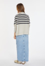 Pullover aus Kaschmir und Wolle mit Knopfleiste - Carmella