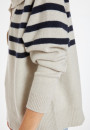 Pullover aus Kaschmir und Wolle mit Knopfleiste - Carmella