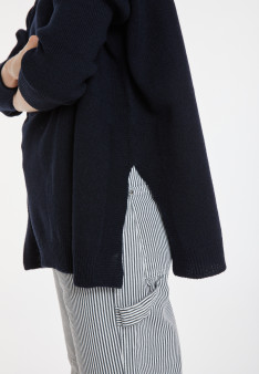 Lockerer Pullover mit Rollkragen aus Wolle und Kaschmir - Clara