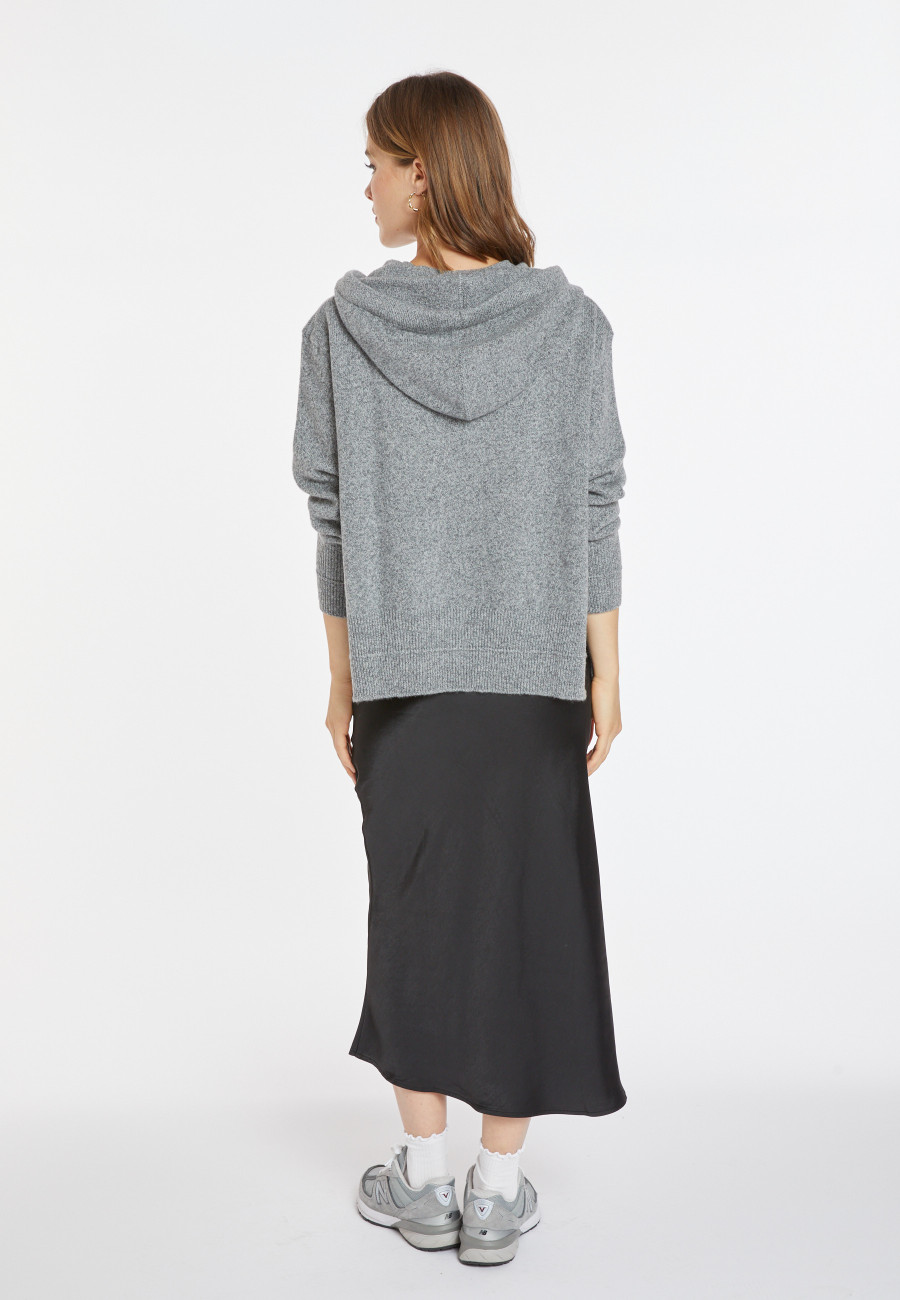 Kapuzenpullover aus Wolle und Kaschmir - Cassia