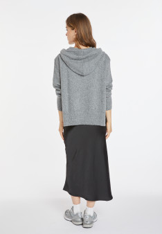 Kapuzenpullover aus Wolle und Kaschmir - Cassia