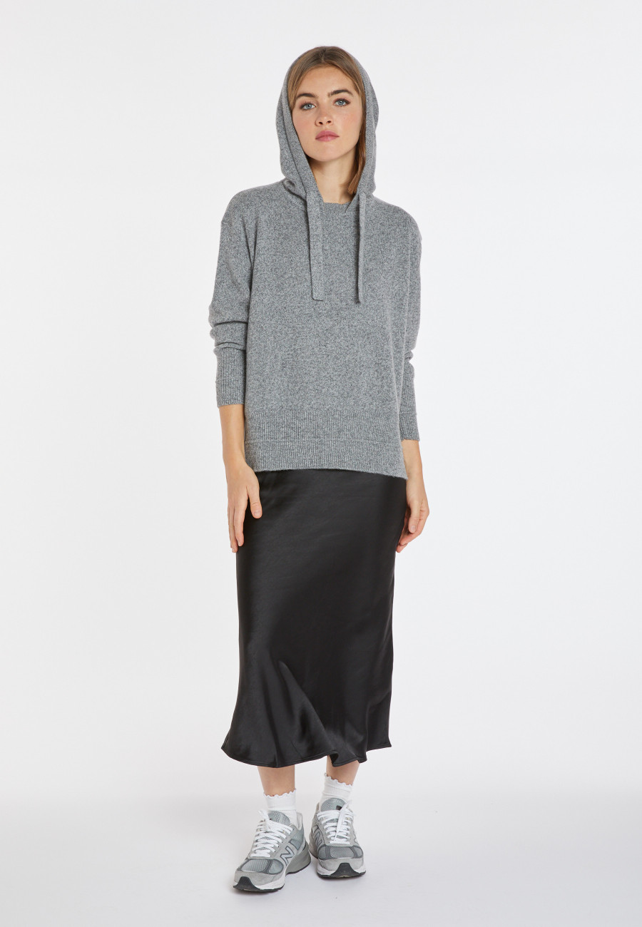 Kapuzenpullover aus Wolle und Kaschmir - Cassia
