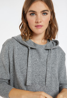 Kapuzenpullover aus Wolle und Kaschmir - Cassia