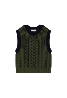 Ärmelloser Pullover aus Wolle und Kaschmir - Clotilde