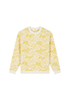 Pull graphique en laine et cachemire - Swann
