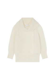 Mohair-Pullover mit Bardot-Ausschnitt - Caelie