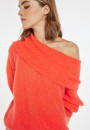 Mohair-Pullover mit Bardot-Ausschnitt - Caelie