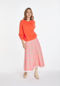 Mohair-Pullover mit Bardot-Ausschnitt - Caelie