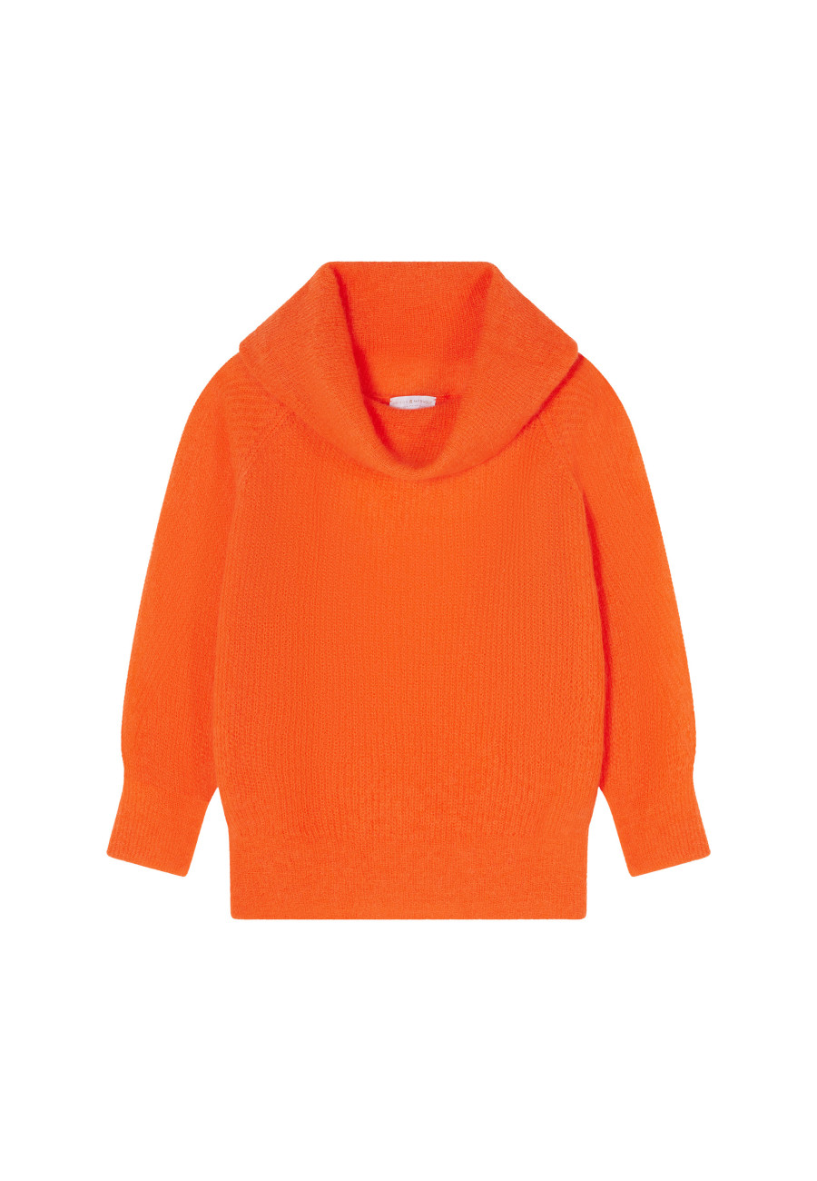 Mohair-Pullover mit Bardot-Ausschnitt - Caelie